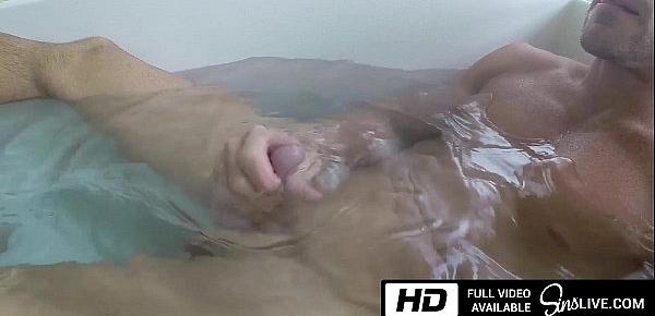  Johnny Sins Playing with his Huge Dick in the Bathtub